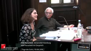 Miniaturansicht - Adel Karasholi im Gespräch mit Doerte Bischoff