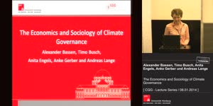 Miniaturansicht - The Economics and Sociology of Climate Governance