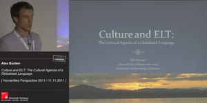 Thumbnail - Culture and ELT: The Cultural Agenda Agenda of a Globalised Language