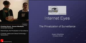 Miniaturansicht - Internet Eyes, the Privatization of Surveillance