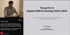 Thumbnail - Young fire in Bagdad 2060 & Shooting Gallery 3014: Moroccan youngsters facing crime, racism and the governance of safety