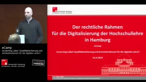 Thumbnail - Der rechtliche Rahmen für die Digitalisierung der Hochschullehre in Hamburg