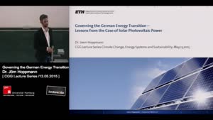 Miniaturansicht - Governing the German Energy Transition - Lessons from the Case of Solar Photovoltaic Power