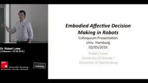 Miniaturansicht - Embodied Affective Decision Making in Robots