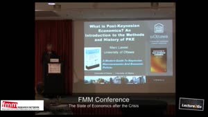 Thumbnail - FMM Conference 2012: What is  post-Keynesian Economics? An introduction to the method and history of PKE