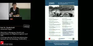 Thumbnail - Claudia Kraft: Menschen in Bewegung: Wandel und Kontinuitäten von Migrationsregimen nach 1945