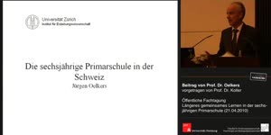 Thumbnail - Die sechsjährige Primarschule in der Schweiz. Konzepte und Befunde.