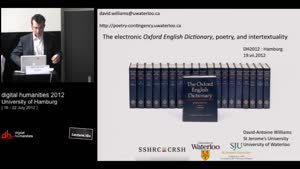 Thumbnail - The electronic Oxford English Dictionary, poetry, and intertextuality