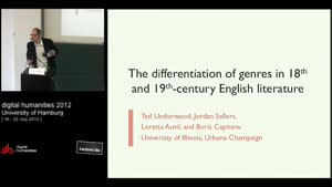 Miniaturansicht - The Differentiation of Genres in 18th and 19th Century English Literature