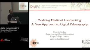 Thumbnail - LP 13 - Modeling Medieval Handwriting: A New Approach to Digital Paleography