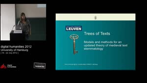 Thumbnail - Trees of Texts - Models and methods for an updated theory of medieval text stemmatology