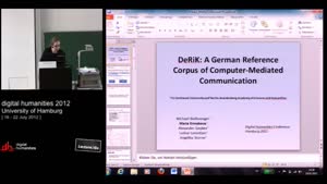 Miniaturansicht - LP 17 - DeRik: A German Reference Corpus of Computer-Mediated Communication