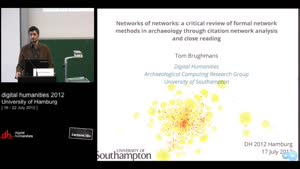 Thumbnail - LP 08 - Networks of networks: a critical review of formal network methods in archeology through citation network analysis and close reading