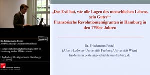 Thumbnail - „Das Exil hat, wie alle Lagen des menschlichen Lebens, sein Gutes“: Französische Revolutionsemigranten in Hamburg in den 1790er-Jahren