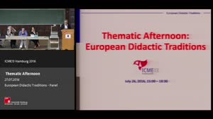 Thumbnail - Thematic Afternoon: European Didactic Traditions - Panel