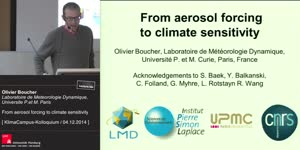 Miniaturansicht - From aerosol forcing to climate sensitivity