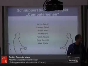 Miniaturansicht - Abschlusspräsentation Projekt "Computersehen"