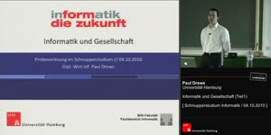 Thumbnail - Informatik und Gesellschaft (Teil I)