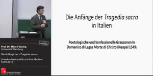 Thumbnail - Die Anfänge der »Tragedia sacra« in Italien