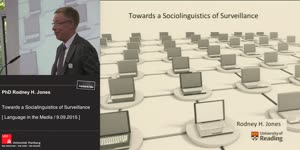 Miniaturansicht - Towards a Sociolinguistics of Surveillance