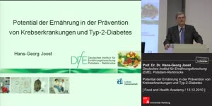 Miniaturansicht - Potential der Ernährung in der Prävention von Krebserkrankungen und Typ-2-Diabetes