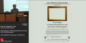 Thumbnail - Psychologie im Nationalsozialismus und der frühen Nachkriegszeit