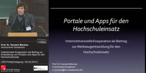 Thumbnail - Interinstitutionelle Kooperation als Beitrag zur Entwicklung von Portalen und Apps für den Hochschuleinsatz