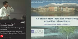 Thumbnail - An atomic Mott insulator with strong attractive interactions