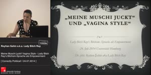 Miniaturansicht - Meine Muschi juckt! Vagina Style – Lady Bitch Ray's Bitchsm-Sprache als Empowerment