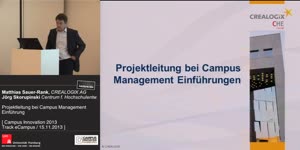Thumbnail - Hochschulentwicklung Projektleitung bei Campus Management Einführungen – Anforderungen, Erwartungen und Good-Practice