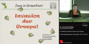 Thumbnail - Vorstellung Projekt "Greenfoot - Greeps"