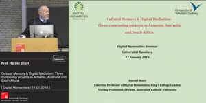 Miniaturansicht - Cultural Memory & Digital Mediation: Three contrasting projects in Armenia, Australia and South Africa