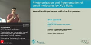 Thumbnail - Photoionization and fragmentation of small molecules by XUV light;  Non-adiabatic pathways to Coulomb explosion