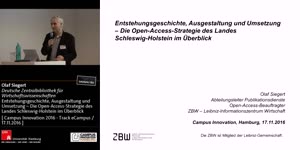 Miniaturansicht - Entstehungsgeschichte, Ausgestaltung und Umsetzung – Die Open-Access-Strategie des Landes Schleswig-Holstein im Überblick