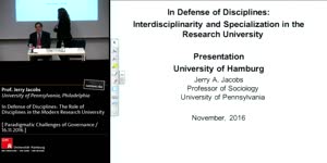 Miniaturansicht - In Defense of Disciplines: The Role of Disciplines in the Modern Research University