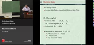 Thumbnail - 11 - Codierung - Hamming Code