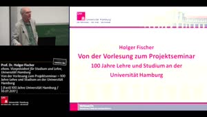 Thumbnail - Von der Vorlesung zum Projektseminar – 100 Jahre Lehre und Studium an der Universität Hamburg