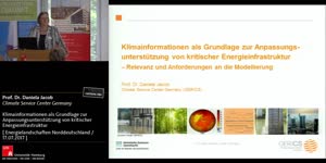 Thumbnail - Klimainformationen als Grundlage zur Anpassungsunterstützung von kritischer Energieinfrastruktur - Relevanz und Anforderungen an die Modellierung