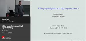 Miniaturansicht - Killing superalgebras and high supersymmetry