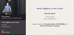 Miniaturansicht - Vertex Algebras at the Corner