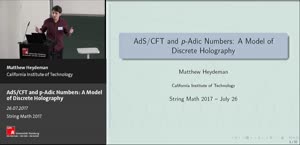 Miniaturansicht - AdS/CFT and p-Adic Numbers: A Model of Discrete Holography