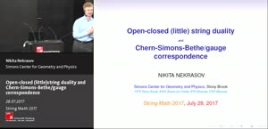 Miniaturansicht - Open-closed (little)string duality and Chern-Simons-Bethe/gauge correspondence