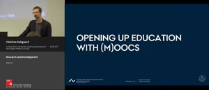 Thumbnail - Research and Development - opening up education with (M)OOCS