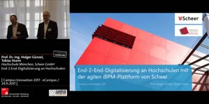 Miniaturansicht - End-2-End-Digitalisierung an Hochschulen