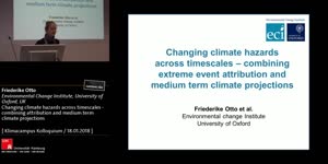 Miniaturansicht - Changing climate hazards across timescales – combining extreme event attribution and medium term climate projections