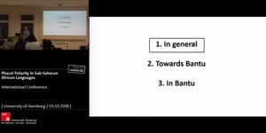 Miniaturansicht - Grammaticalized not-yet markers in Bantu languages