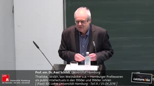 Thumbnail - Thielicke, Jordan, von Weizsäcker u.a. – Hamburger Professoren als public intellectuals in den 1950er und 1960er Jahren