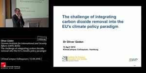 Miniaturansicht - The challenge of integrating carbon dioxide removal into the EU's climate policy paradigm
