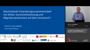 Thumbnail - Deutschlands Entwicklungszusammenarbeit mit Afrika: Versicherheitlichung und Migrationsprävention auf dem Vormarsch?