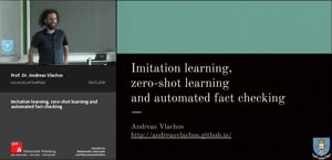Miniaturansicht - Imitation learning, zero-shot learning and automated fact checking